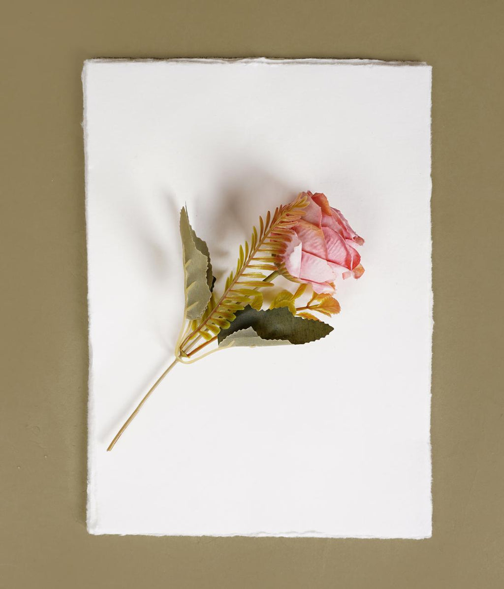 150 GSM / 25 Sheets - Rough/Textured Watercolor Drawing/Sketching Paper - 8"X6" - Handmade/Deckle Edge Paper Made from Virgin Egyptian Cotton -White